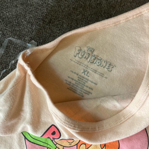 Flintstones Graphic One Shoulder Synched-Side Top - Picture 4 of 6